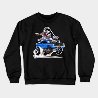 FISHTAILIN 1970 HEMI 'cuda blue Crewneck Sweatshirt